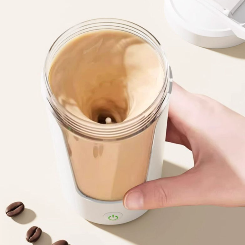 Electric Automatic Mixing Cups  Heat-Resistant Electric Coffee Mixer Cup, Portable Protein Powder & Milk Powder Blender Cup